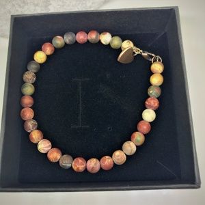 Earth Tones Beade Bracelet Size Large Unisex